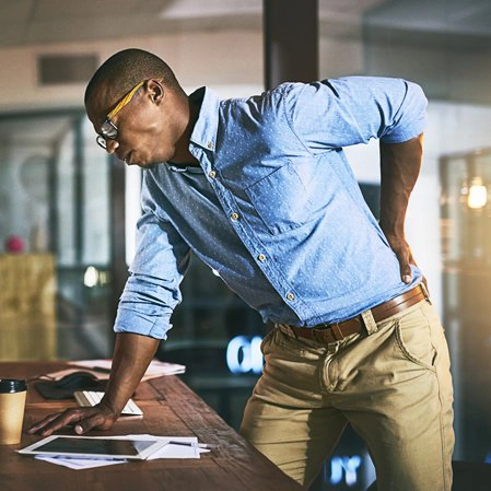 Chiropractic Nottingham MD Man With Back Pain